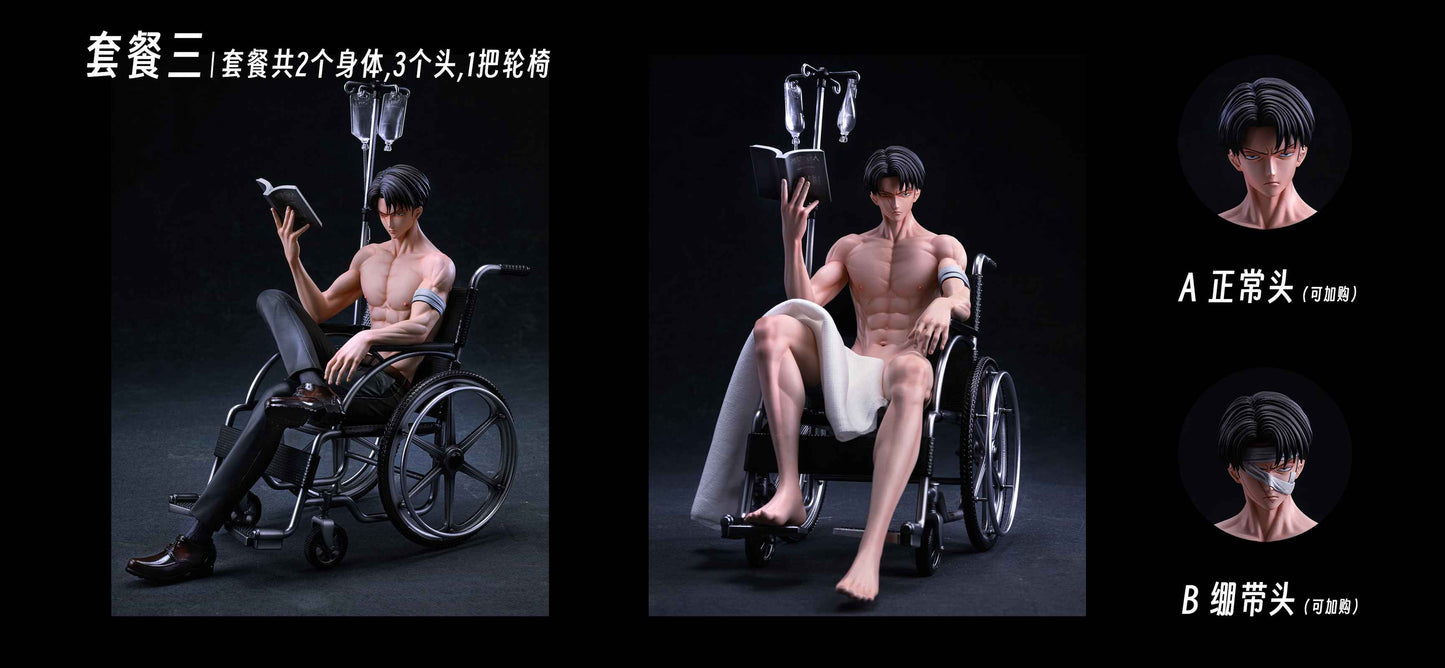 Attack on Titan Wheelchair Captain Levi Statue - SGS Studio [In-Stock]