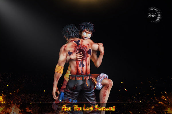 One Piece Battle of Marineford Ace The Last Farewell GK Statue - Fast Studio [In-Stock]