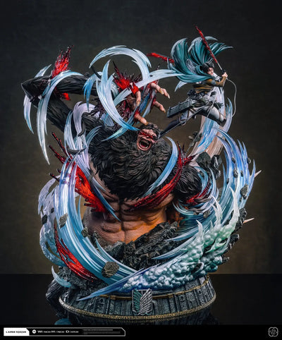 Attack on Titan Captain 2.0 Ackerman Levi VS Zeke GK Statue - Hertz Studio [In-Stock]