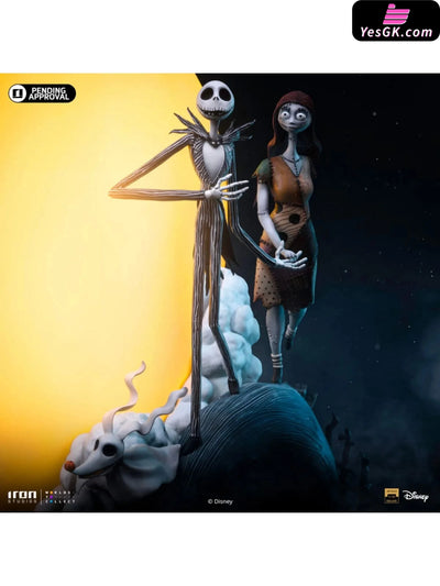 1/10 The Nightmare Before Christmas Jack Skellington & Sally DSNEY116424-10 DSNEY116524-10 (Licensed) Statue - Iron