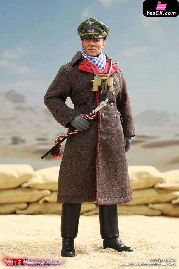 1/12 Army Field Marshal Desert Fox Rommel Articulated Action Figure TG80004 - 3R Studio [Pre-Order] Original Design