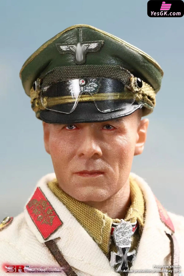 1/12 Army Field Marshal Desert Fox Rommel Articulated Action Figure TG80004 - 3R Studio [Pre-Order] Original Design