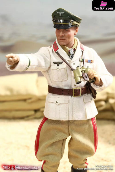 1/12 Army Field Marshal Desert Fox Rommel Articulated Action Figure TG80004 - 3R Studio [Pre-Order] Original Design