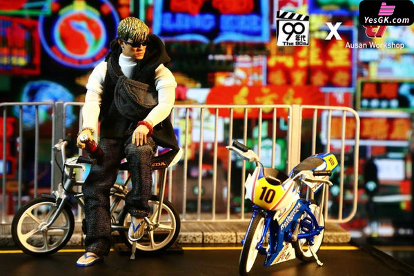 1/12 Ma Pai Bicycle AS003 Le Fumon Flower Bullet Man AS004 Golden Retriever Dee AS005 Action Figure - 90’s Studio