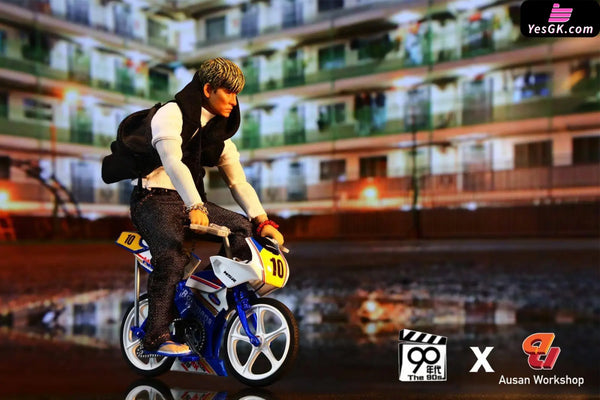 1/12 Ma Pai Bicycle AS003 Le Fumon Flower Bullet Man AS004 Golden Retriever Dee AS005 Action Figure - 90’s Studio