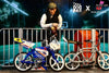 1/12 Ma Pai Bicycle AS003 Le Fumon Flower Bullet Man AS004 Golden Retriever Dee AS005 Action Figure - 90’s Studio