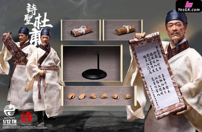 1/12 Sage Series Du Fu The Poet Sr002 Action Figure - 303Toys Studio [Pre-Order] Others