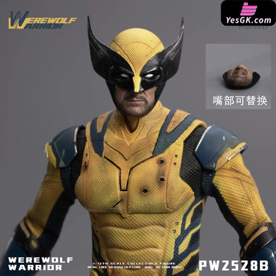 Marvel 1/12 WEREWOLF WARRIOR PW2528A & WEREWOLF WARRIOR Battle damaged version PW2528B Action Figure - PWTOYS Studio