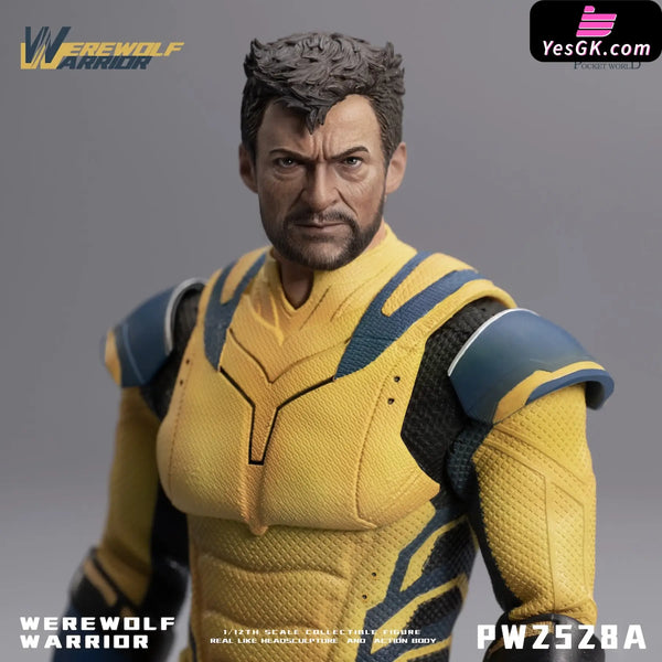 Marvel 1/12 WEREWOLF WARRIOR PW2528A & WEREWOLF WARRIOR Battle damaged version PW2528B Action Figure - PWTOYS Studio