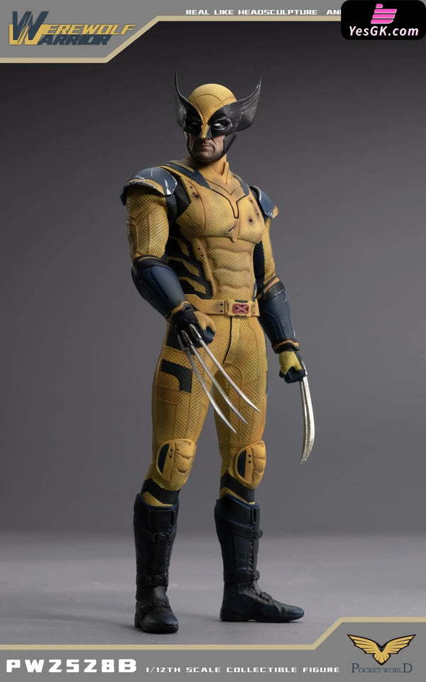 Marvel 1/12 WEREWOLF WARRIOR PW2528A & WEREWOLF WARRIOR Battle damaged version PW2528B Action Figure - PWTOYS Studio