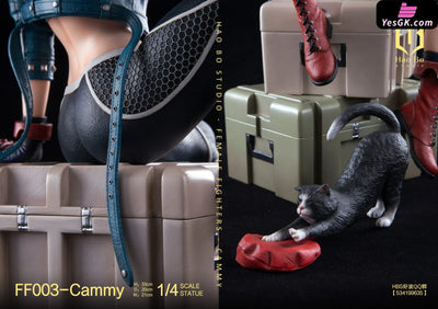 1/4 Statue Female Fighter Series FF003 Cammy - HAO BO Studio [Pre-Order] Others