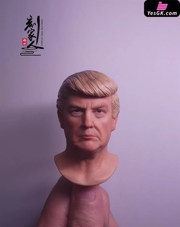 Superstar 1/6 CMS-01 Donald Trump action figure male head sculpture Painted Shoulder Version Headsculpt - Carving Man