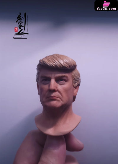 Superstar 1/6 CMS-01 Donald Trump action figure male head sculpture Painted Shoulder Version Headsculpt - Carving Man