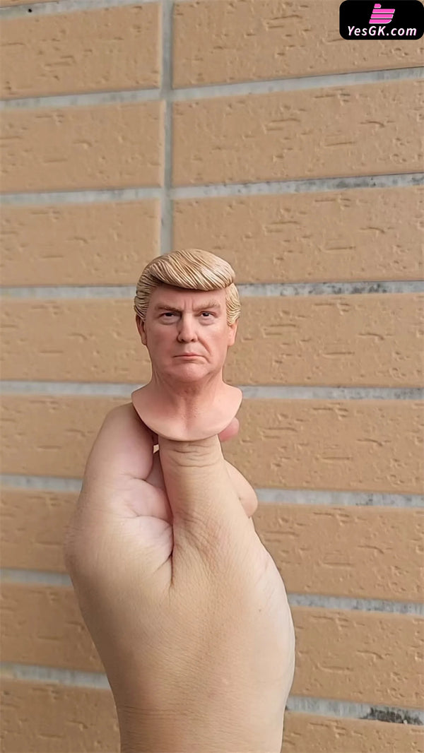 Superstar 1/6 CMS-01 Donald Trump action figure male head sculpture Painted Shoulder Version Headsculpt - Carving Man