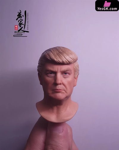 Superstar 1/6 CMS-01 Donald Trump action figure male head sculpture Painted Shoulder Version Headsculpt - Carving Man