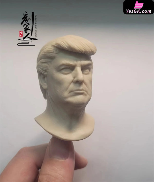 Superstar 1/6 CMS-01 Donald Trump action figure male head sculpture Painted Shoulder Version Headsculpt - Carving Man