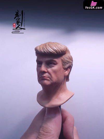 Superstar 1/6 CMS-01 Donald Trump action figure male head sculpture Painted Shoulder Version Headsculpt - Carving Man