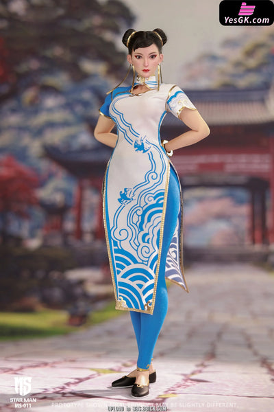 1/6 Female Fighter Chun Li Ms-011 Gk Statue - Star Man Studio [Pre-Order] Street Fighter