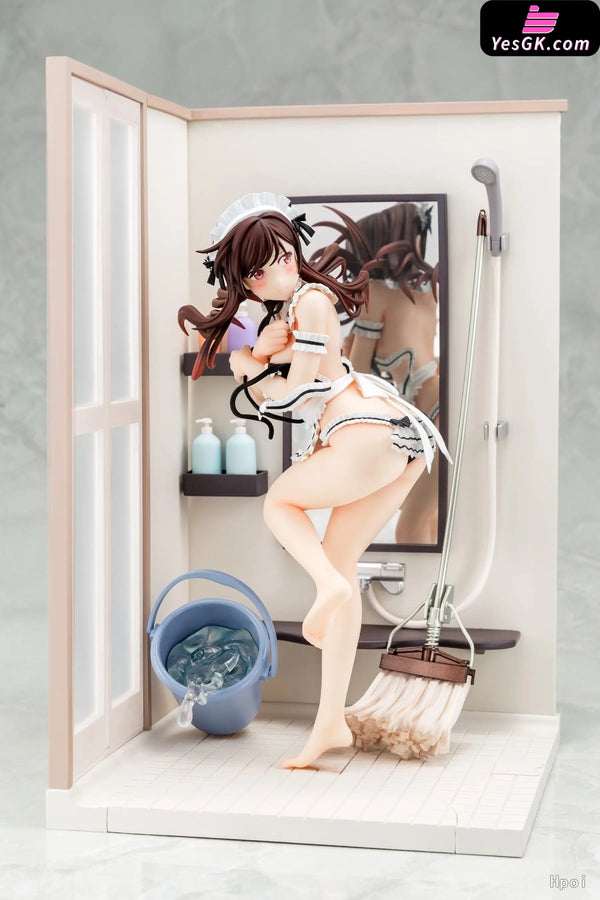 1/6 scale pre painted completed figure Rent-A-Girlfriend MIZUHARA Chizuru Maid Bikini de cleanup figure (Licensed)