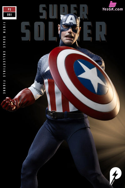 Marvel 1/6 scale super soldier Captain America figure PS001 - Power Studio [Pre-Order] MARVEL
