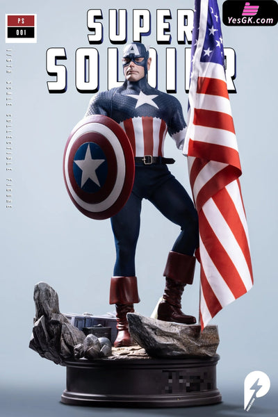 Marvel 1/6 scale super soldier Captain America figure PS001 - Power Studio [Pre-Order] MARVEL