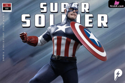 Marvel 1/6 scale super soldier Captain America figure PS001 - Power Studio [Pre-Order] MARVEL