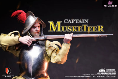 1/6 SE138 & SE139 SERIES OF EMPIRES - SPANISH CONQUISTADOR MUSKETEER SERGEANT (Licensed) Action Figure - COOMODEL