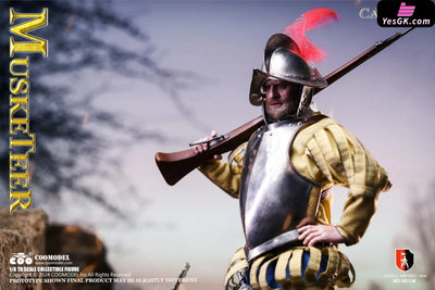 1/6 SE138 & SE139 SERIES OF EMPIRES - SPANISH CONQUISTADOR MUSKETEER SERGEANT (Licensed) Action Figure - COOMODEL