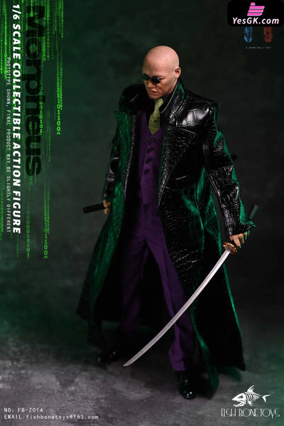 1/6 The Matrix Resurrections Morpheus Action Figure NO:FB-Z014 - FISH BONETOYS Studio [Pre-Order] Others