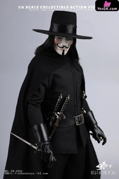 1/6 V for Vendetta Action Figure NO:FB-Z003 - FISH BONETOYS Studio [Pre-Order] Deposit Others
