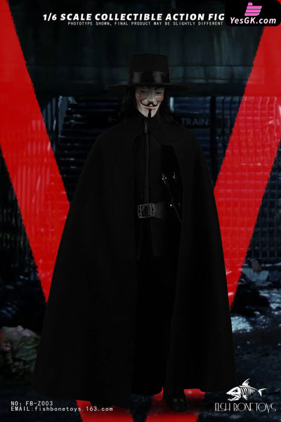 1/6 V for Vendetta Action Figure NO:FB-Z003 - FISH BONETOYS Studio [Pre-Order] Others