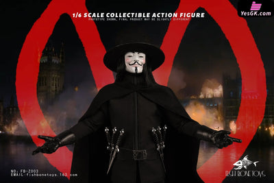 1/6 V for Vendetta Action Figure NO:FB-Z003 - FISH BONETOYS Studio [Pre-Order] Others