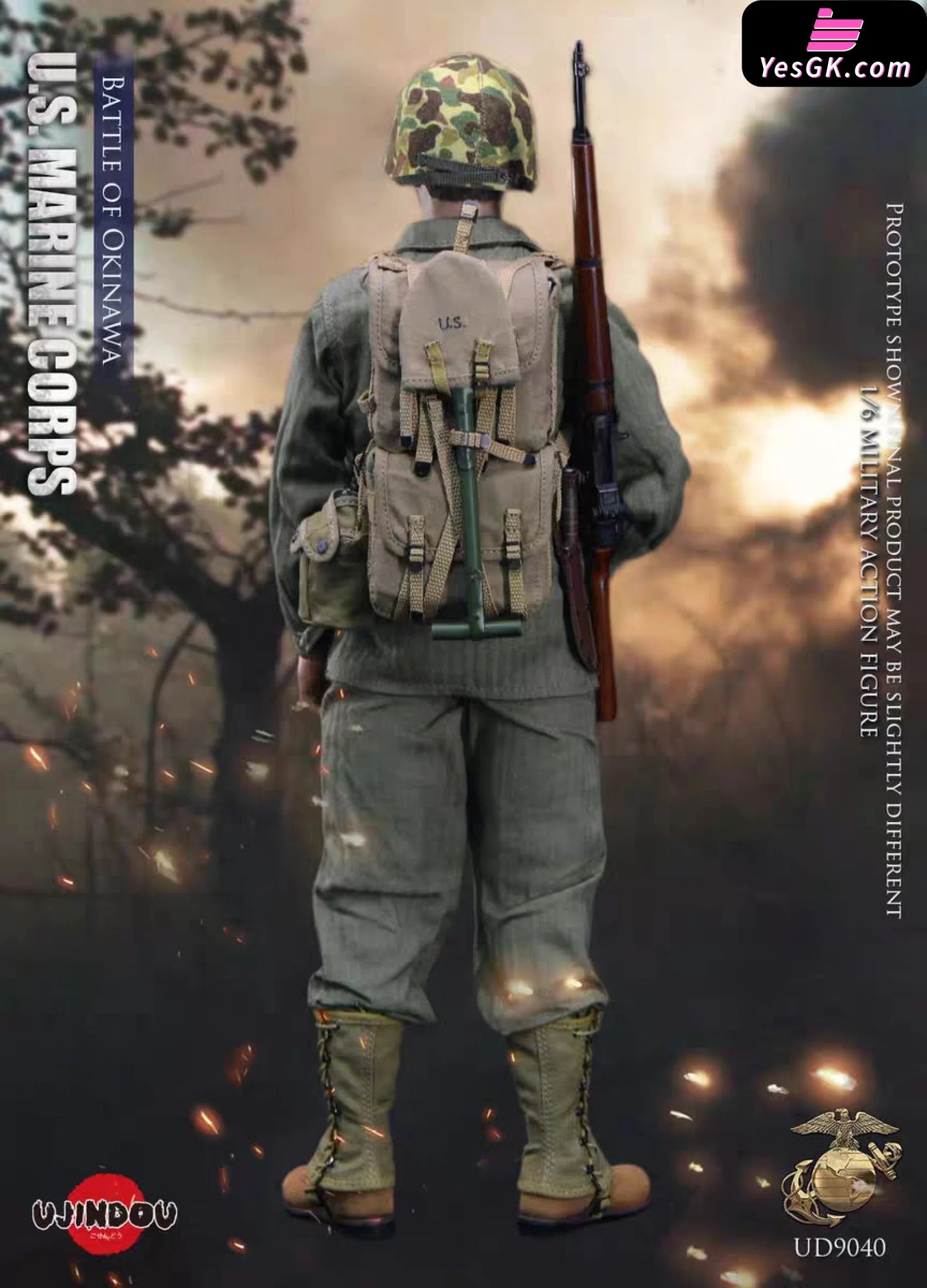 1/6 WWII US Marine Corps Okinawa UD9040 (Licensed) Action Figure 1/6 WWII US Marine Corps Okinawa UD9040 (Licensed) Action Figure