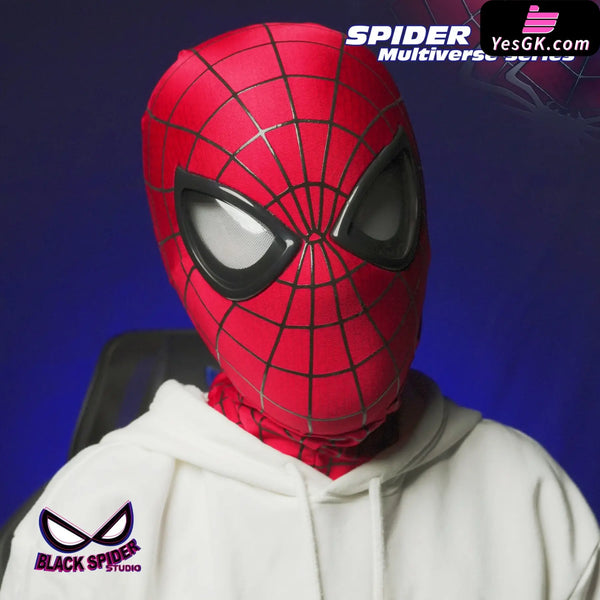 Marvel 1/1 Wearable Helmet Spider - Man Can Blink Hood Bs004 Statue - Black Spider Studio [Pre -