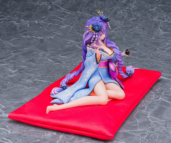 Neptunia x SENRAN KAGURA: Ninja Wars Neptune Purple Heart Kimono 1/7 Scale Figure (Licensed) - KADOKAWA [In-Stock]