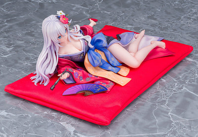 Neptunia x SENRAN KAGURA: Ninja Wars Black Heart Noireu Kimono 1/7 Scale Figure (Licensed) - KADOKAWA [In-Stock]