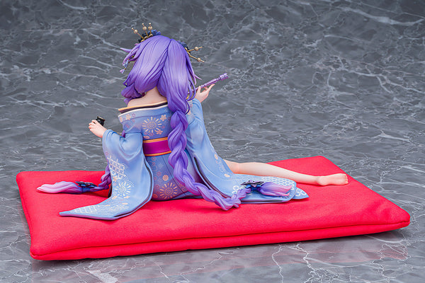 Neptunia x SENRAN KAGURA: Ninja Wars Neptune Purple Heart Kimono 1/7 Scale Figure (Licensed) - KADOKAWA [In-Stock]