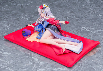 Neptunia x SENRAN KAGURA: Ninja Wars Black Heart Noireu Kimono 1/7 Scale Figure (Licensed) - KADOKAWA [In-Stock]