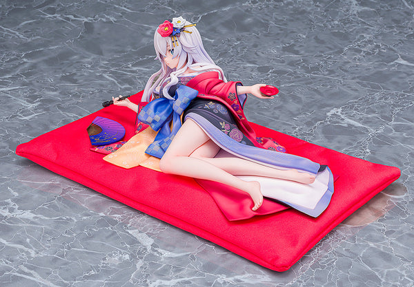 Neptunia x SENRAN KAGURA: Ninja Wars Black Heart Noireu Kimono 1/7 Scale Figure (Licensed) - KADOKAWA [In-Stock]
