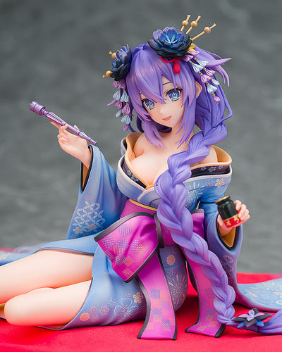 Neptunia x SENRAN KAGURA: Ninja Wars Neptune Purple Heart Kimono 1/7 Scale Figure (Licensed) - KADOKAWA [In-Stock]