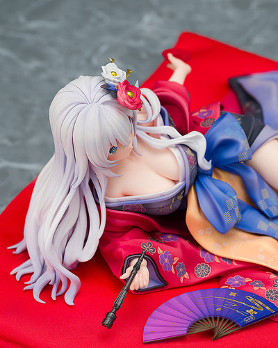 Neptunia x SENRAN KAGURA: Ninja Wars Black Heart Noireu Kimono 1/7 Scale Figure (Licensed) - KADOKAWA [In-Stock]