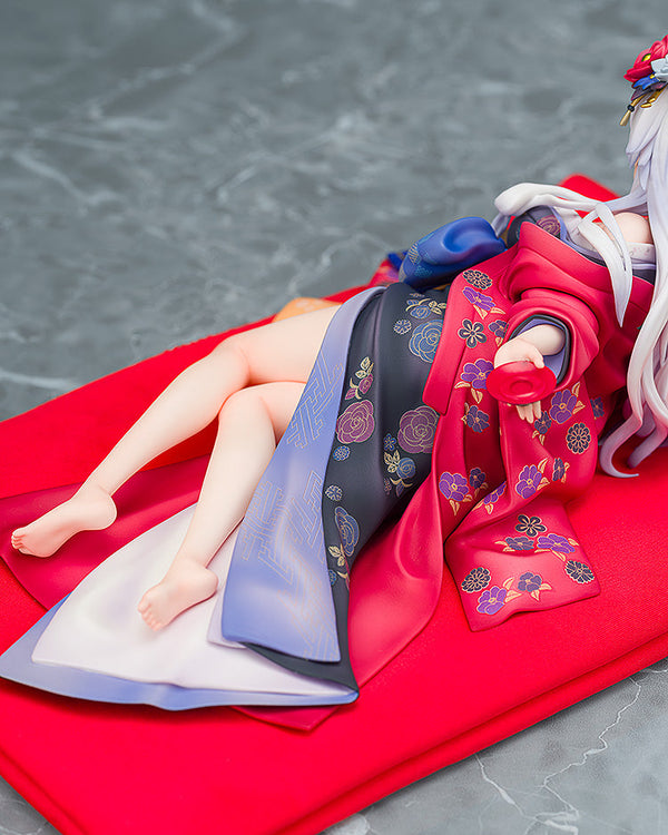 Neptunia x SENRAN KAGURA: Ninja Wars Black Heart Noireu Kimono 1/7 Scale Figure (Licensed) - KADOKAWA [In-Stock]