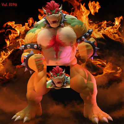 Jumpman Bowser Statue - Shibadon Studio [In-Stock]