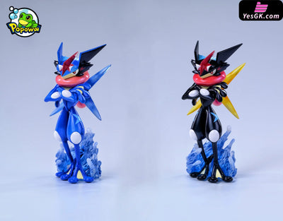 120 Pokédex Series Greninja & Ash’s Greninja GK Statue - POPOWA Studio [Pre-Order] Pokémon