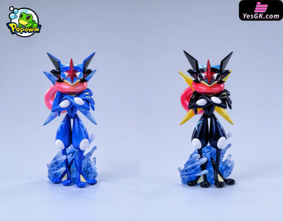 120 Pokédex Series Greninja & Ash’s Greninja GK Statue - POPOWA Studio [Pre-Order] Pokémon