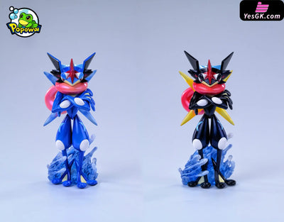 120 Pokédex Series Greninja & Ash’s Greninja GK Statue - POPOWA Studio [Pre-Order] Pokémon