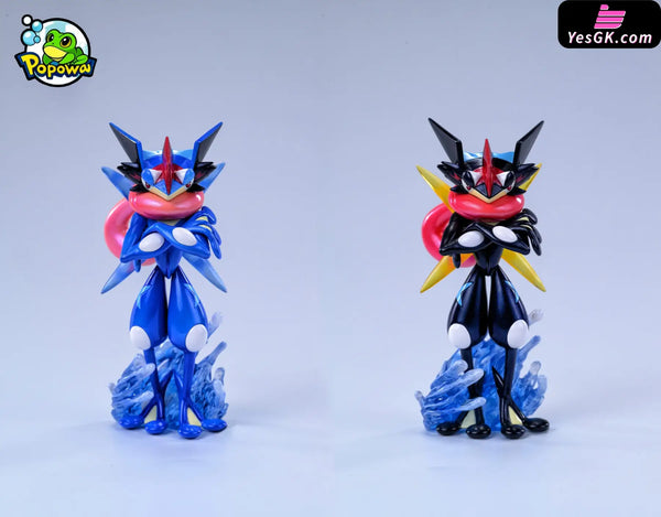 120 Pokédex Series Greninja & Ash’s Greninja GK Statue - POPOWA Studio [Pre-Order] Pokémon