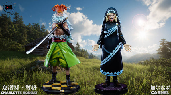 One Piece Big Mom Pirates Series Nougat & Carmel pop GK Statue - Black Studio [Pre-Order]