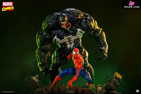 Marvel14 Spider - Man Vs Venom Full Body Figure Queen Studio [Pre - Order] Marvel
