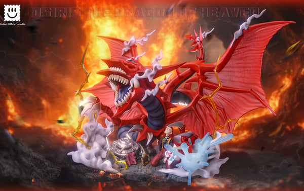 Yu-Gi-Oh! The Three Phantom Gods Series #2 Slifer the Sky Dragon & Silent Doll 1/4 GK Statue - Divine Officer Studio [In-Stock]
